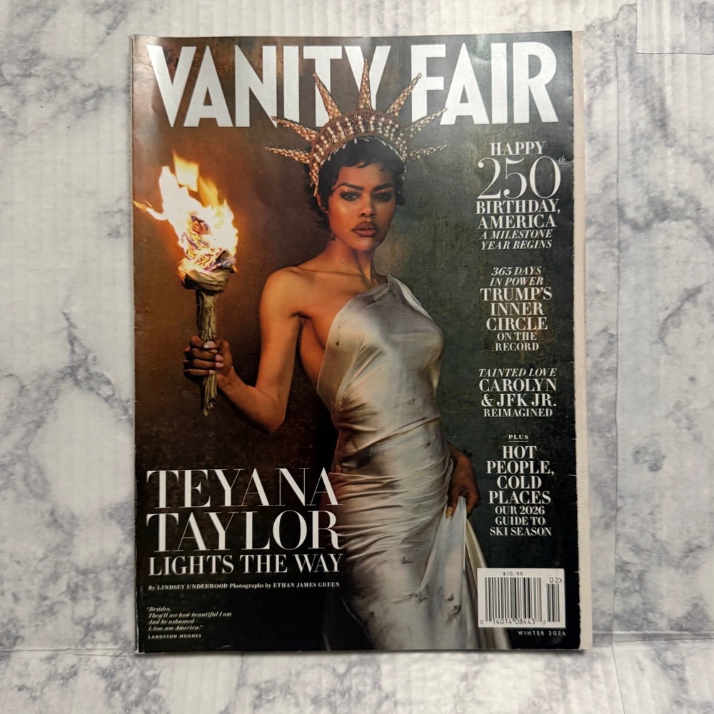 Vanity Fair Winter 2026 Teyana Taylor America 250 Rolex Ad Carolyn Bessette JFK